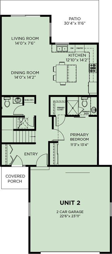 Floorplan B Lower